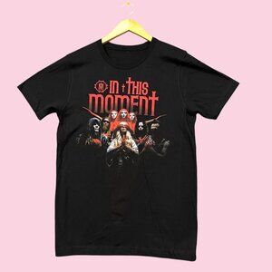 In This Moment The In Between Tour Rock Band Tee M